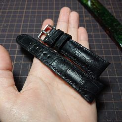 Black Crocodile watch strap