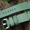 Green Stingray Leather Watch Strap