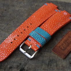 Leather Watch Strap For Oris Aquis Date 41.5mm