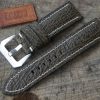 Olive Shark Leather Strap For Panerai