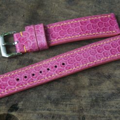Purple and Pink Leather Watch Straps