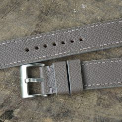 Grey Epsom Leather Watch Strap