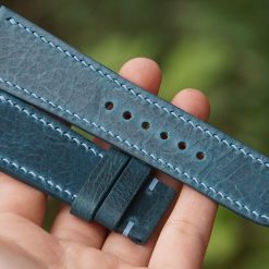 Blue Watch Strap For Oris Aquis 39.5mm