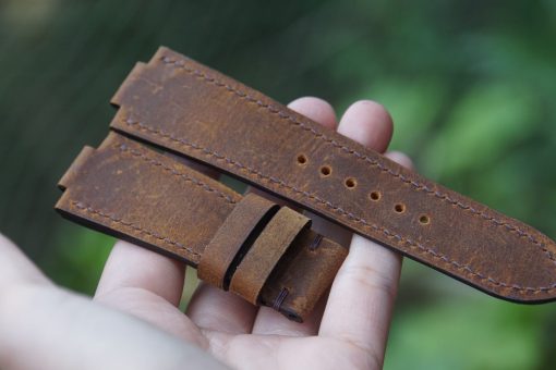 Leather Watch Strap For Oris Aquis 43mm