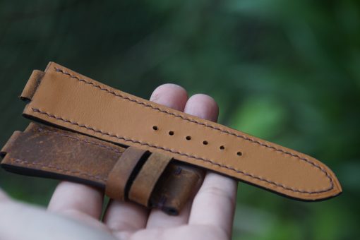 Leather Watch Strap For Oris Aquis 41mm