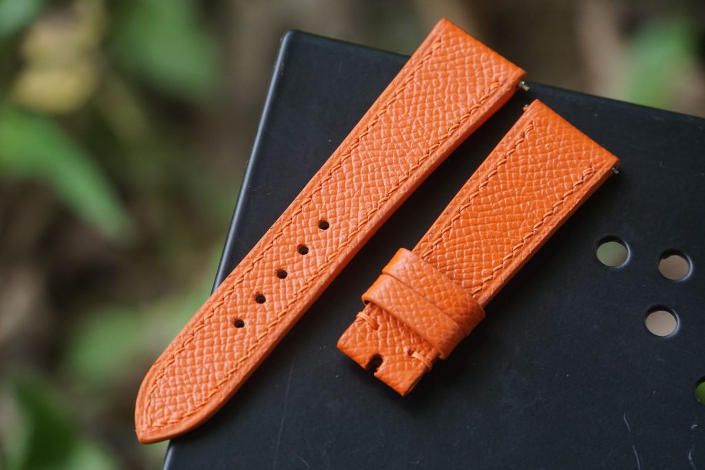 Genuine Epsom Leather Watch Strap