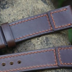 Brown Horween Chromexcel Reverso Style Watch Strap