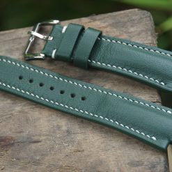 Green Leather Strap For Oris Aquis 43.5mm